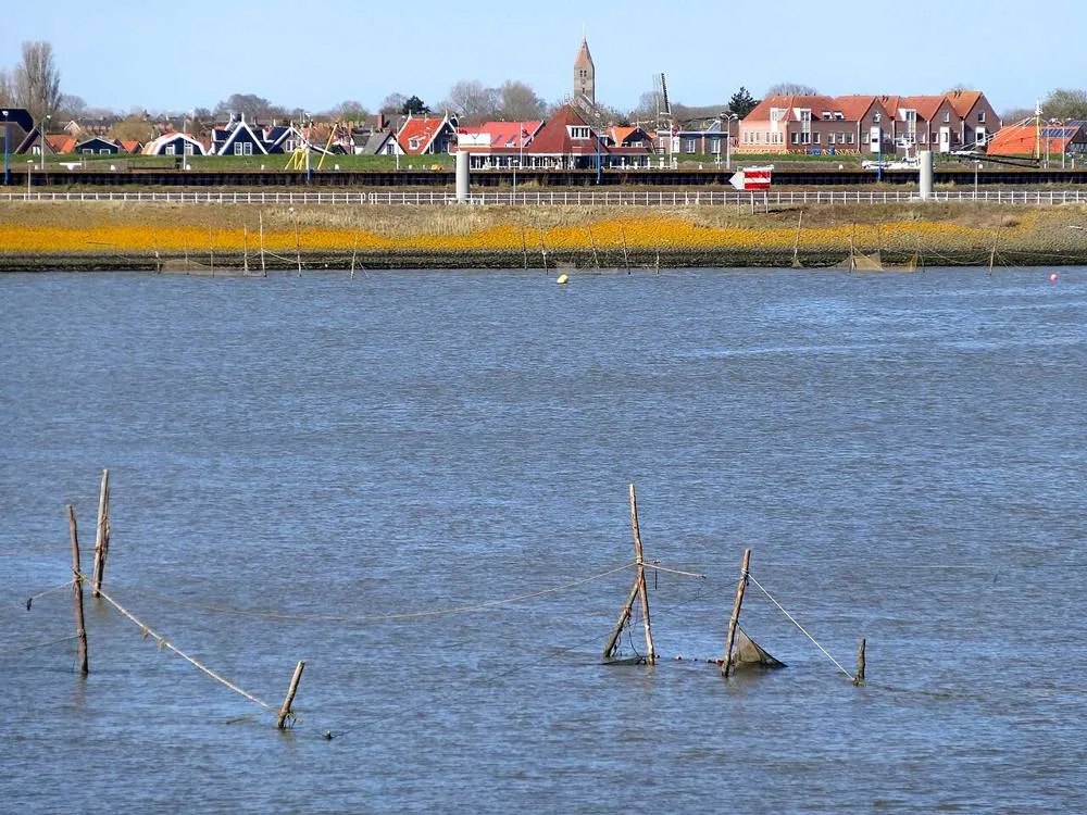 Den Oever: Zicht op Den Oever en Oosterland2